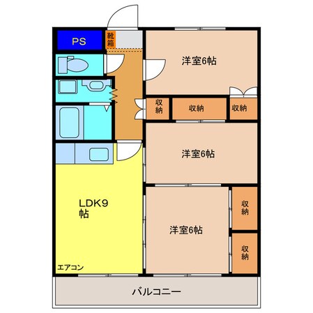 東酒屋マンションの物件間取画像